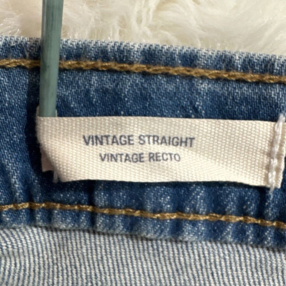 Universal Thread Vintage Straight Jeans 16/33 (36x26) Embroidered Denim Womens - Picture 4 of 11
